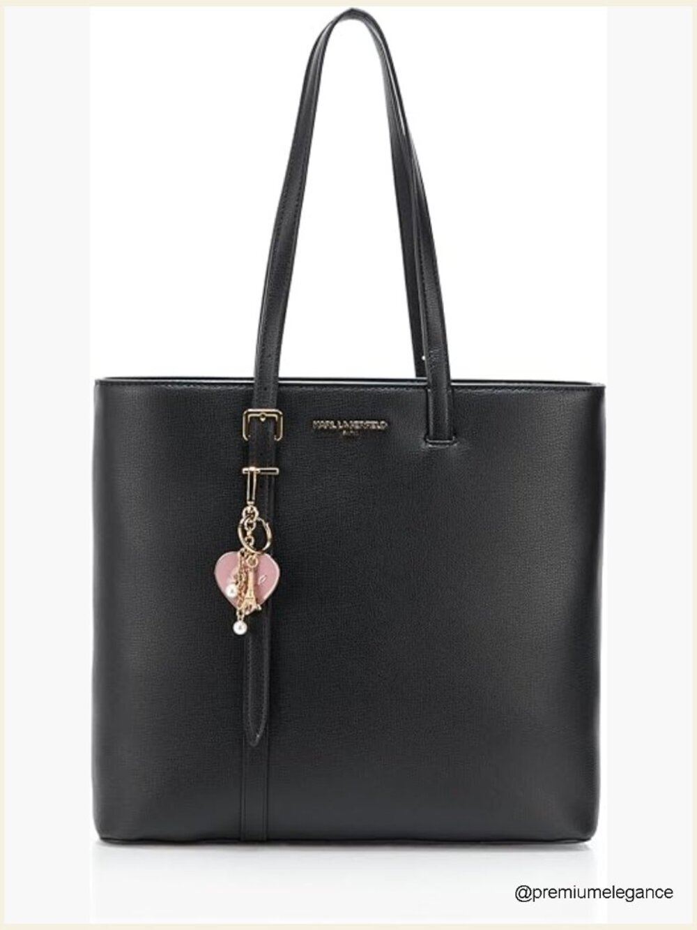 Versatile Leather Tote Handbag with Gold Hardware